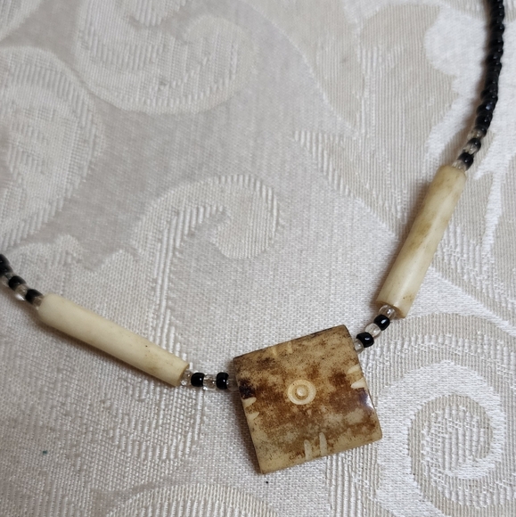 White Baltic Amber Pendant Necklace Multicolor Natural Beads Rare Earth-Tone Gem - Picture 8 of 12